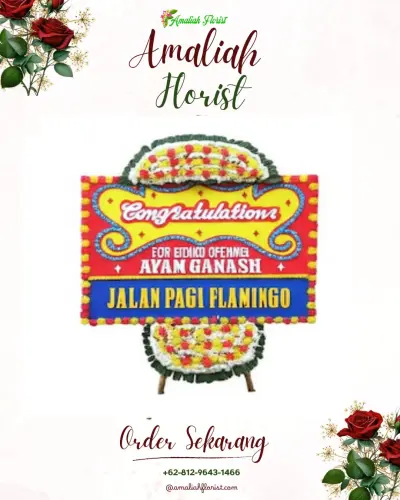 Bunga Papan Congratulation di Tegal S Mandala I